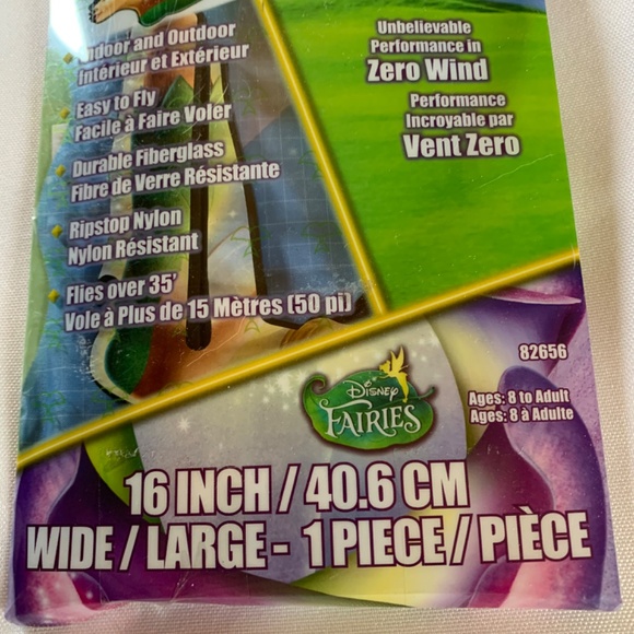 NIP! FlexWing Disney’s Tinker Bell Kite Glider! 16 INCHES! - Picture 4 of 5